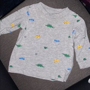 Animal long sleeve baby shirt